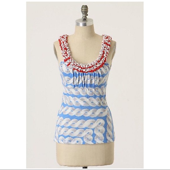 Anthro “Fairway Buoy Tank” by Little Yellow Button - Picture 7 of 8